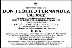 Teófilo Fernández de Paz